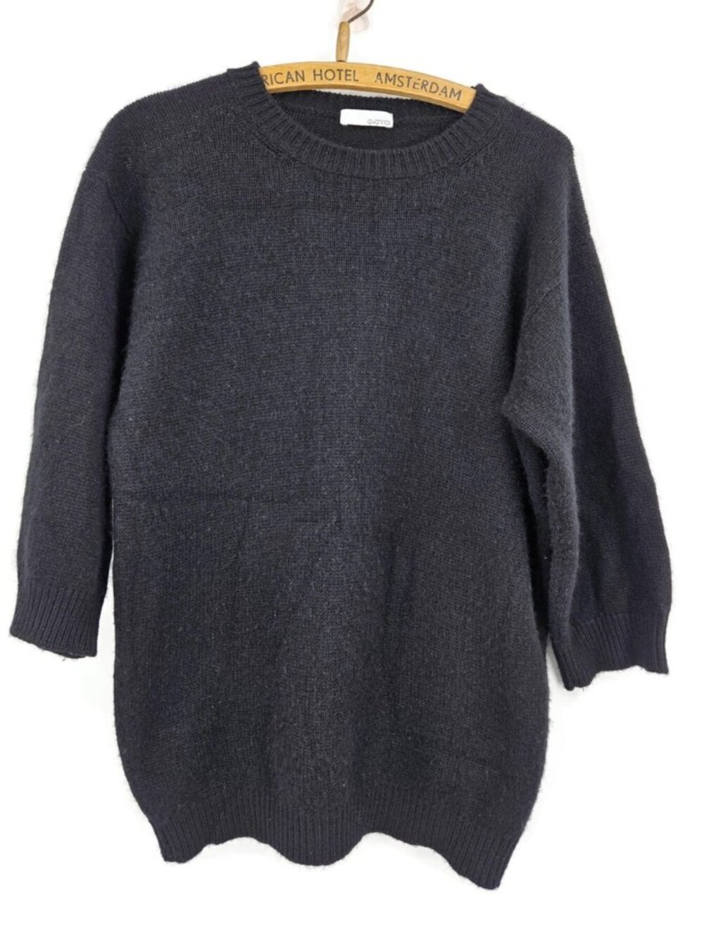 Avant Toi Liapull Cashmere Black Sweater Womens L? Pullover Long Sleeve